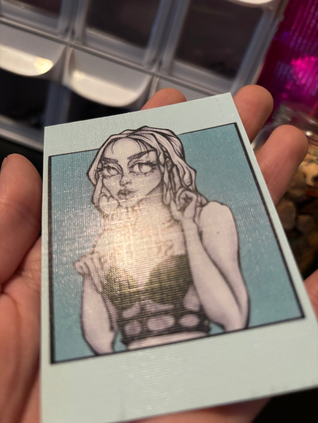 ACEO print “as above, so below”